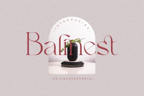 Balinest: A Serif Font for Real-World Design