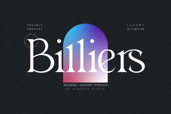 Billiers Font for Editorial Design
