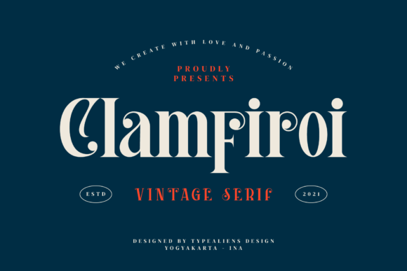 Clamfiroi Font for Creative Projects