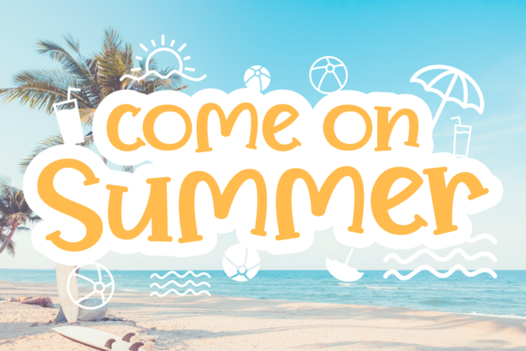 Come on Summer: A Bold Serif for Editorial Life