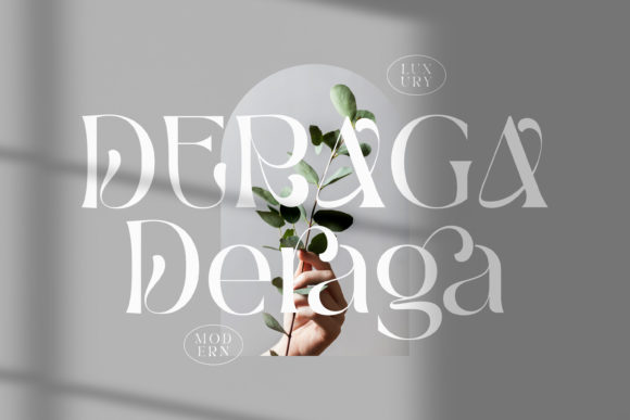 Deraga: A Stylish Serif Font for Creative Projects