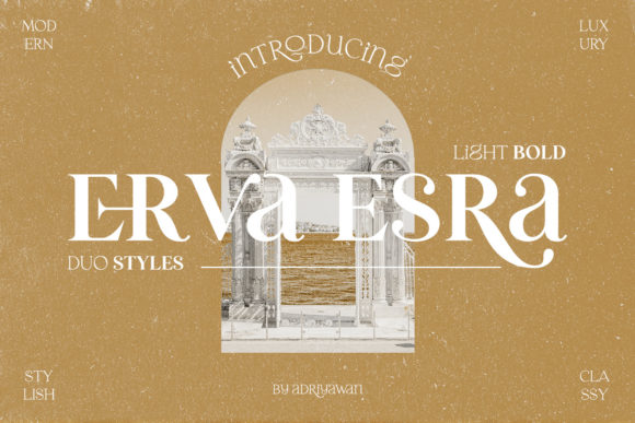 Erva Esra: A Serif Font for Real-World Design