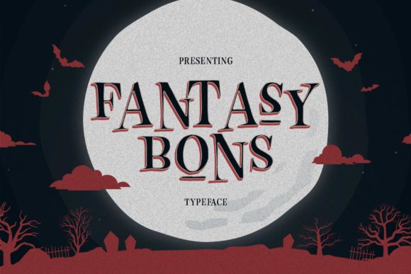 Fantasy Bons: A Spooky Serif Font