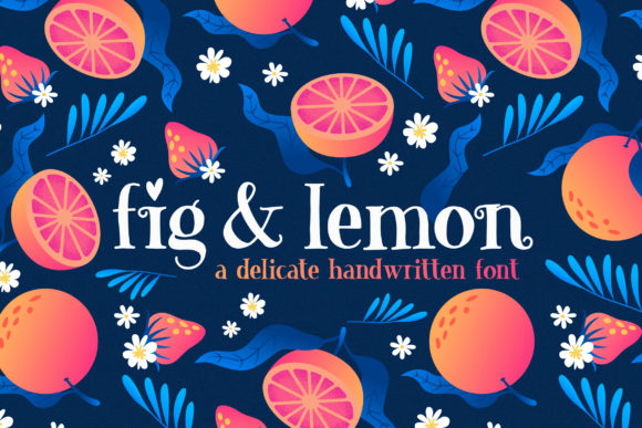 Fig Lemon Duo: Elegant Serif for Campaigns