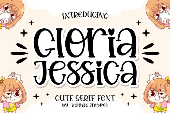 Gloria Jessica: A Serif Font for Elegant Design