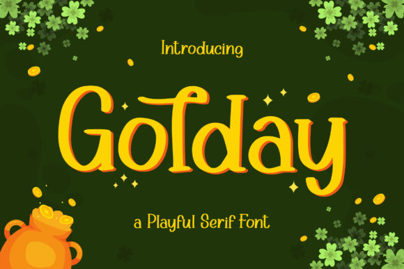 Golday: A Playful Serif Font for Creative Campaigns