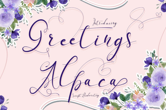 Greetings Alpaca Font