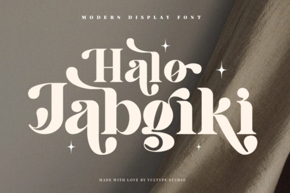Halo Jabgiki: A Stylish Serif for Creative Projects