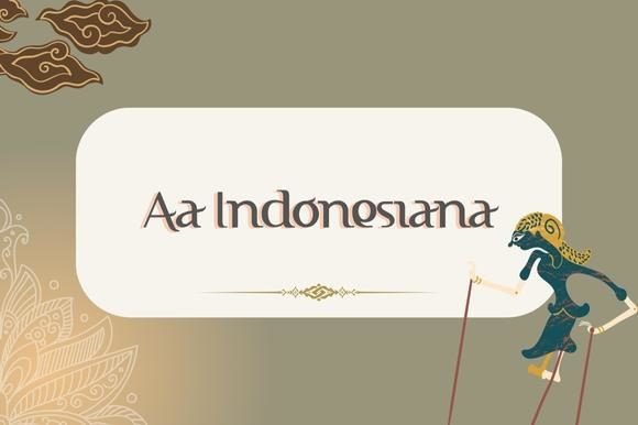 Indonesiana: A Serif Font for Editorial Elegance