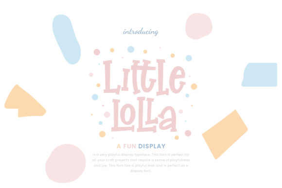 Little Lolla: A Serif Font for Real Projects