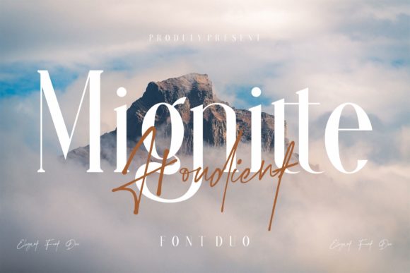 Mignitte Houdient Duo: A Stylish Font for Business Branding