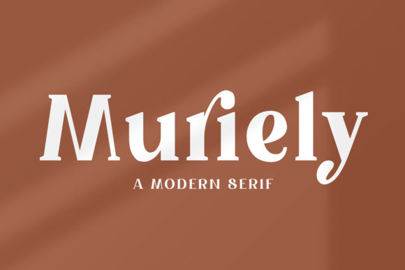 Muriely: A Stylish Serif Font for Editorial Design