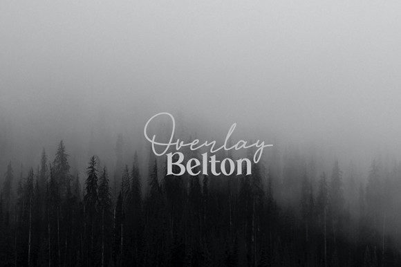 Overlay Belton: A Stylish Font for Web Design
