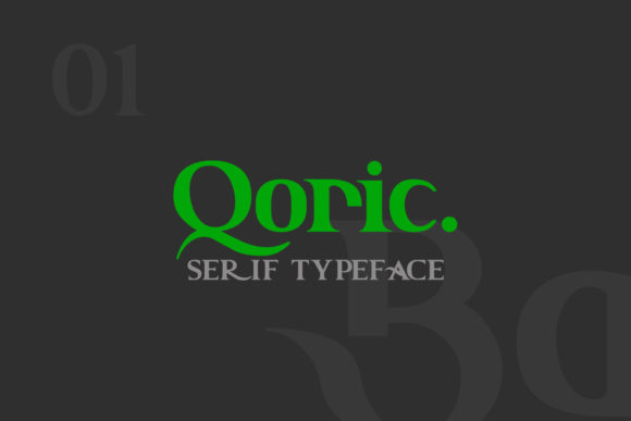 Qoric: A Versatile Serif Font