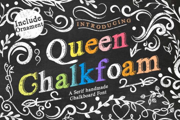 Queen Chalkfoam Font