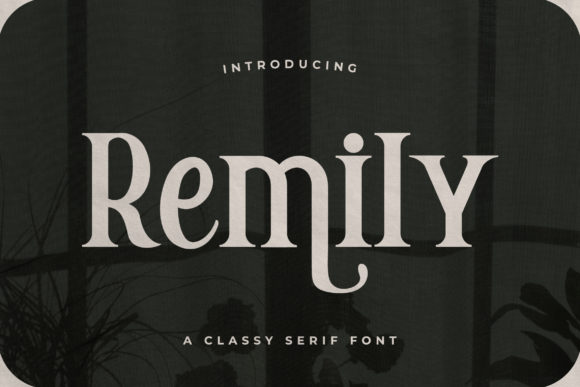 Remily: A Serif for Real Projects