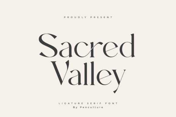 Sacred Valley Font for Web Design