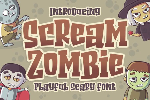 Scream Zombie: A Scary Serif for Creative Projects
