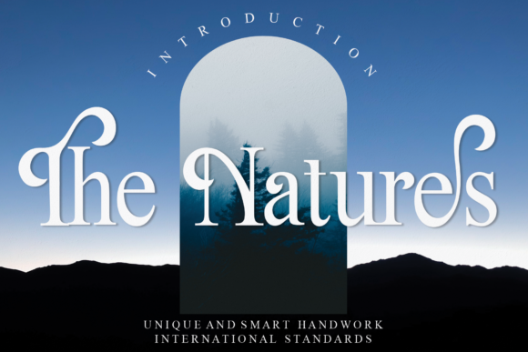 The Natures: A Playful Serif Font for Business Branding