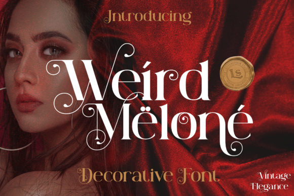 Weird Melone Font: Out of This World Design