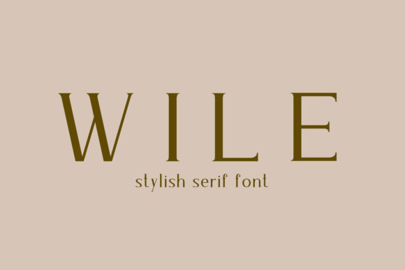 Wile: A Stylish Serif Font for Web Design